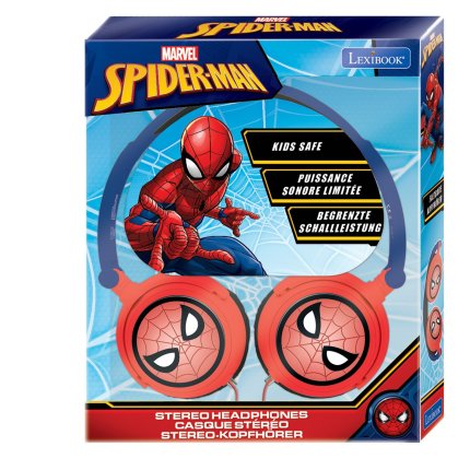 Skladacie drôtové slúchadlá Spider-Man