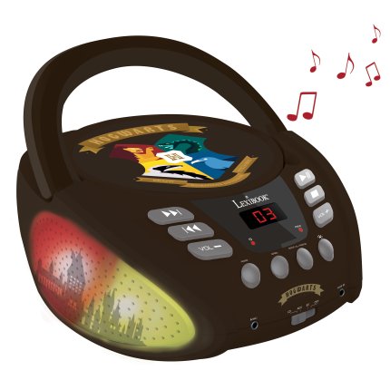Bluetooth CD Player with Lights - Harry Potter