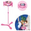 Stand with 2 Mics and Speaker - Barbie