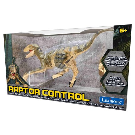 RC dinozaver Velociraptor zvočni učinki