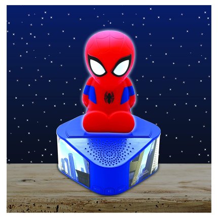 Reproduktor se svítící figurkou - Spider-Man