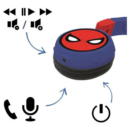 Faltbare kabellose Kopfhörer - Spider-Man