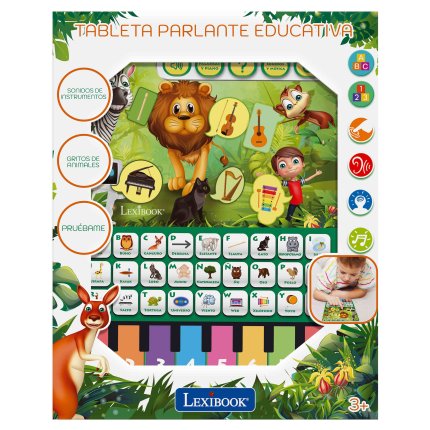 Educational Talking Tablet with Piano (Spanish Version)