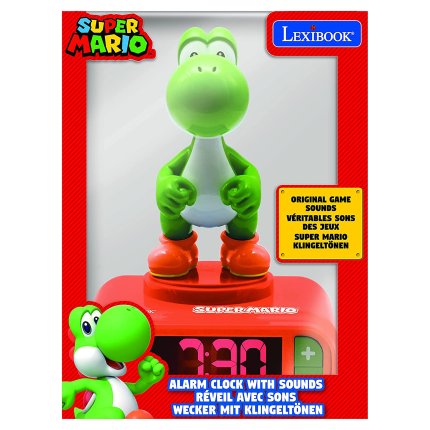 Budilica s 3D figuricom Super Mario Yoshi