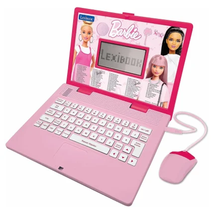 Francouzsko-anglický vzdělávací notebook - Barbie