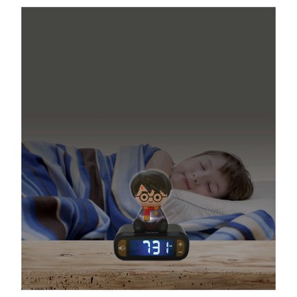 Budík s nočným 3D svetlom Harry Potter