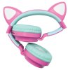 Auriculares inalámbricos con orejas de gato luminosas - Barbie
