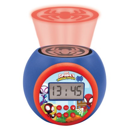 Projector Alarm Clock - Spidey & His Amazing Friends