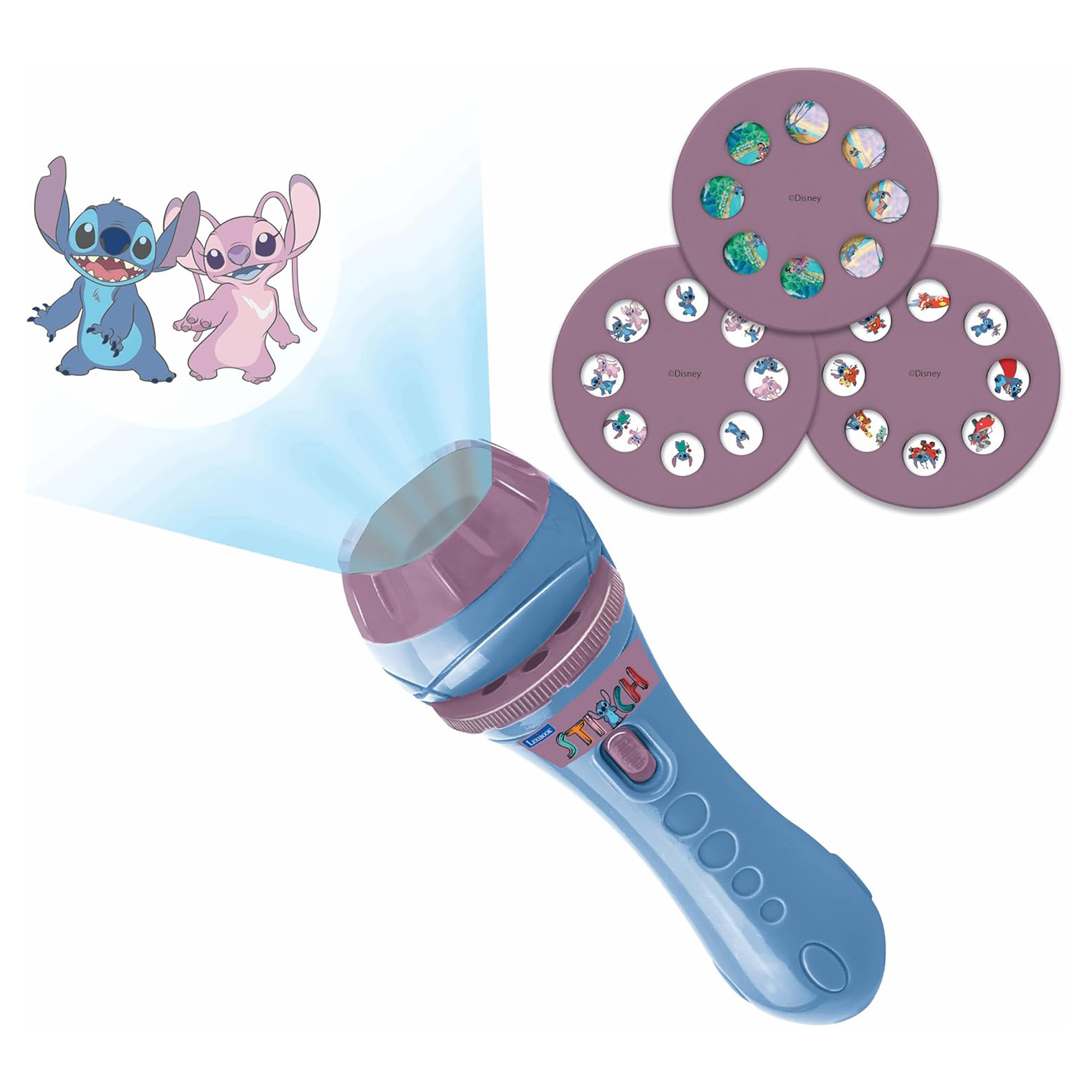 Lexibook Baterka s projektorom - Disney Stitch