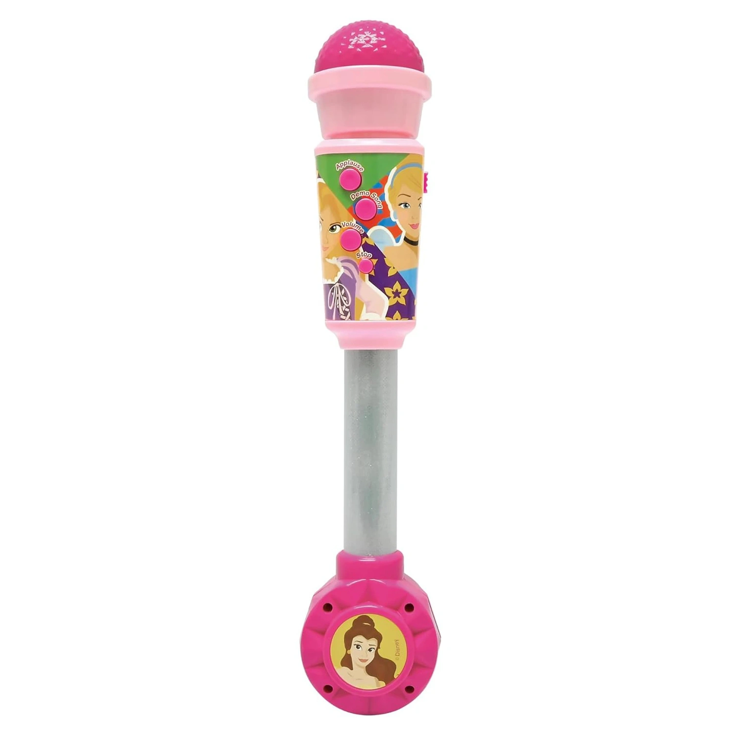 Lexibook Svietiace trendy mikrofón s melódiami - Disney Princezné