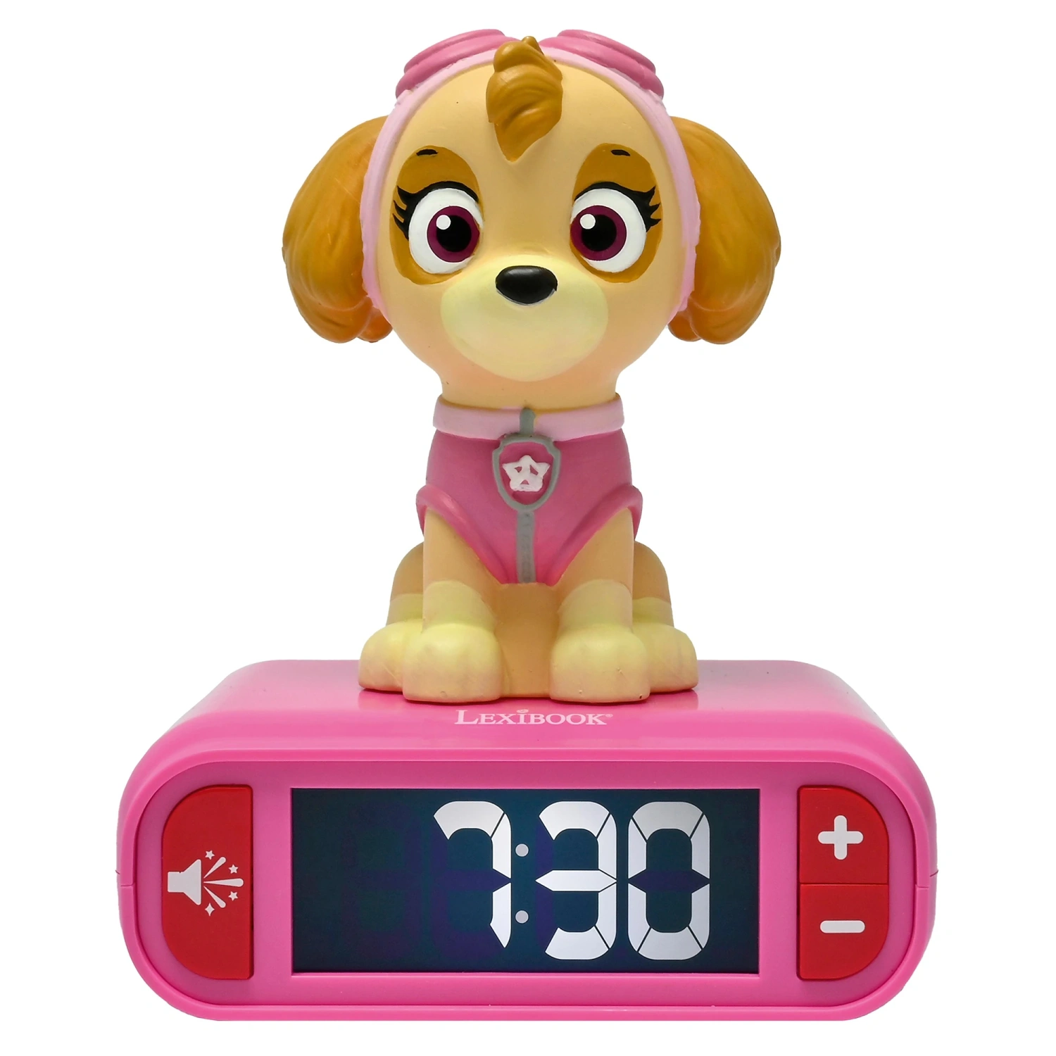 Lexibook Budík s nočným 3D svetlom Skye - Labková patrola