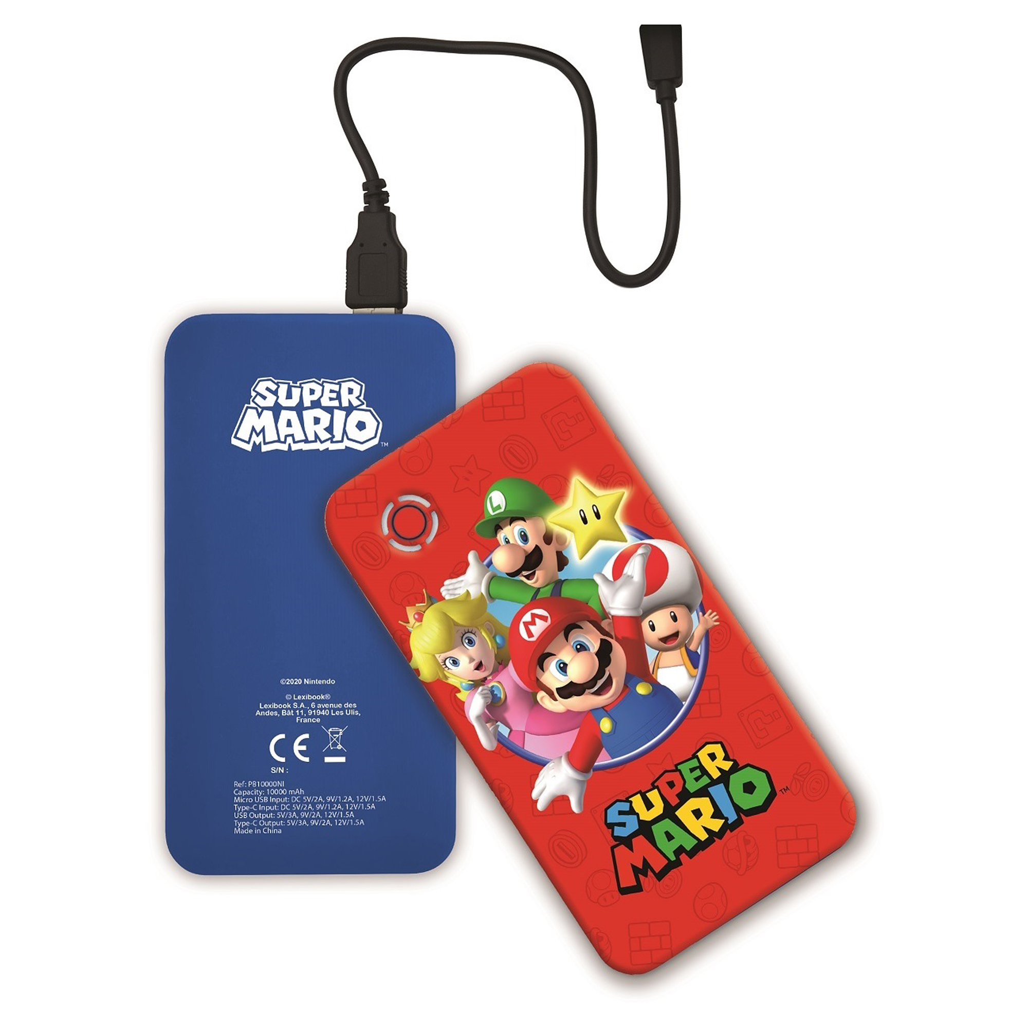 Lexibook Power banka 10 000 mAh Super Mario