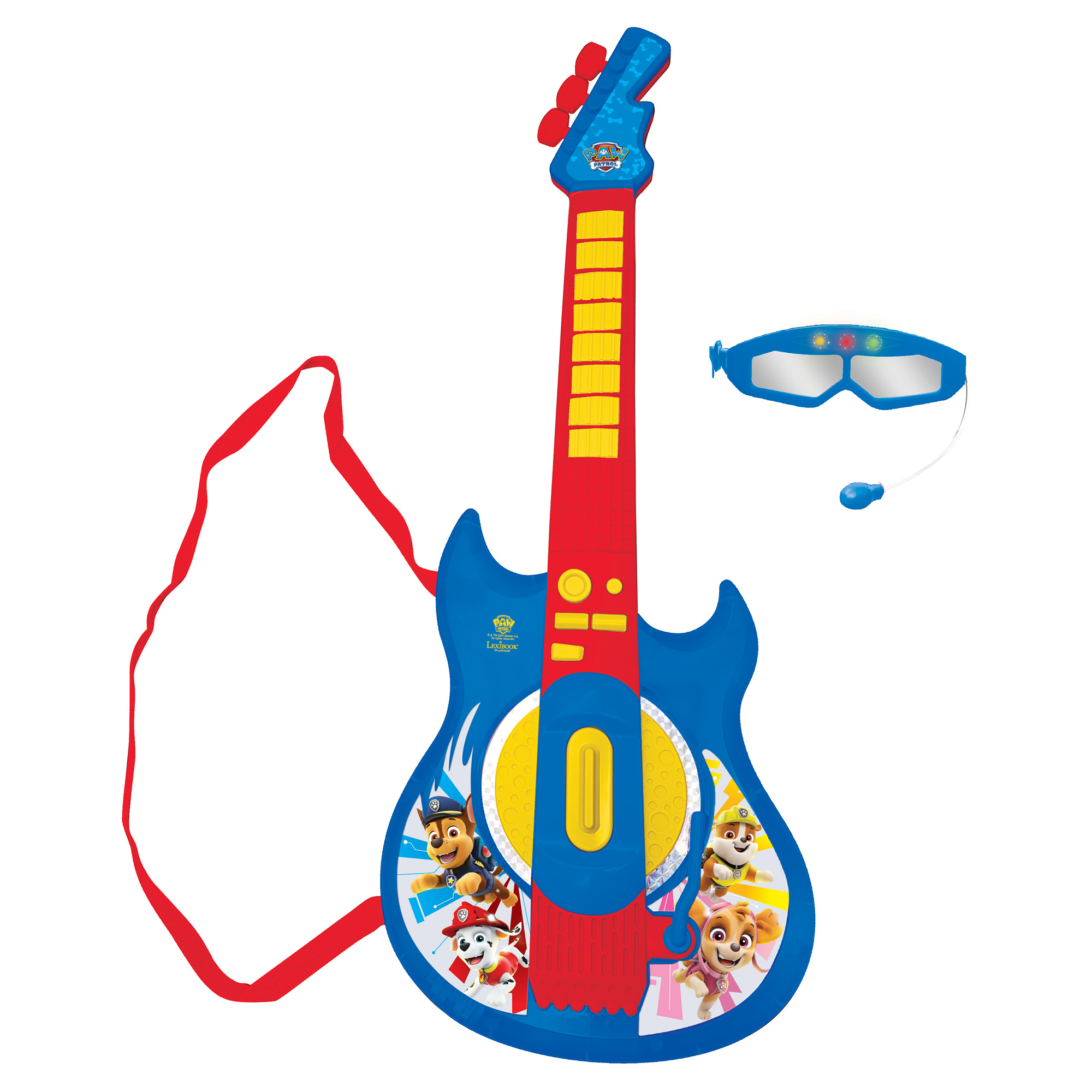 Lexibook Elektronická gitara s okuliarmi a mikrofónom - Labková patrola